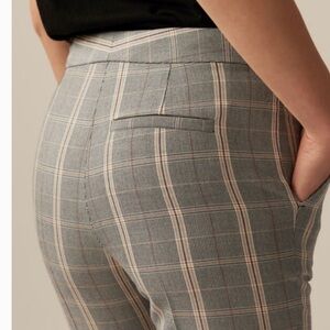 Maje straight checkered pants Trousers